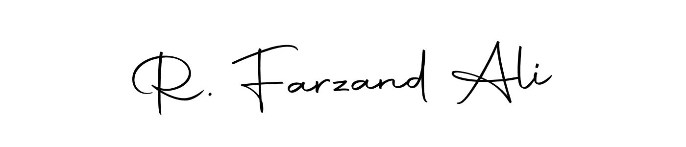 This is the best signature style for the R. Farzand Ali name. Also you like these signature font (Autography-DOLnW). Mix name signature. R. Farzand Ali signature style 10 images and pictures png