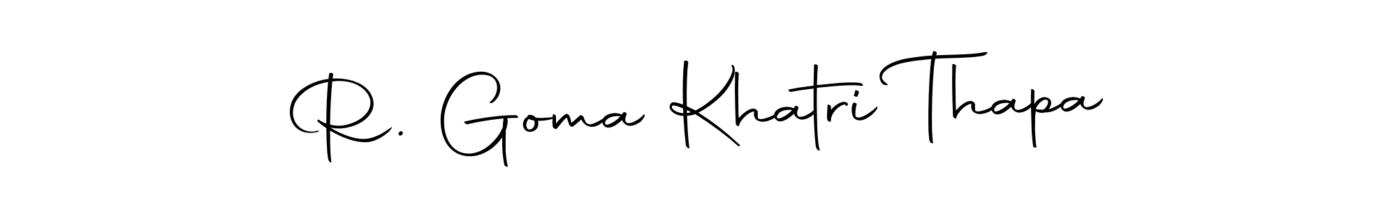How to Draw R. Goma Khatri Thapa signature style? Autography-DOLnW is a latest design signature styles for name R. Goma Khatri Thapa. R. Goma Khatri Thapa signature style 10 images and pictures png