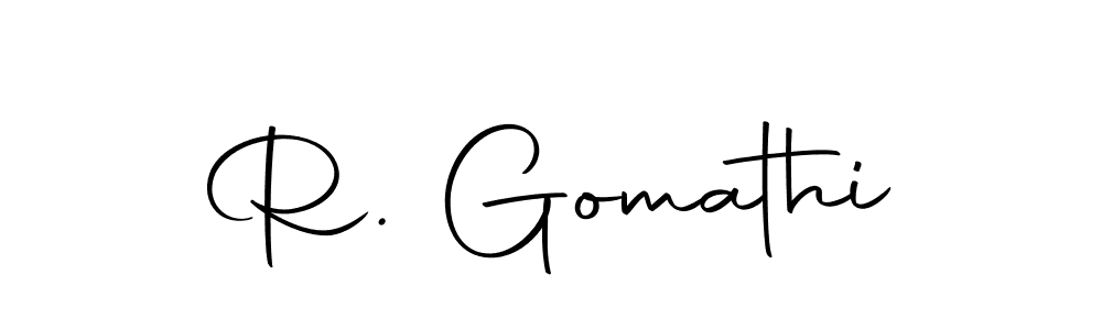 Also we have R. Gomathi name is the best signature style. Create professional handwritten signature collection using Autography-DOLnW autograph style. R. Gomathi signature style 10 images and pictures png
