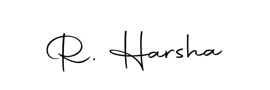 Make a beautiful signature design for name R. Harsha. With this signature (Autography-DOLnW) style, you can create a handwritten signature for free. R. Harsha signature style 10 images and pictures png