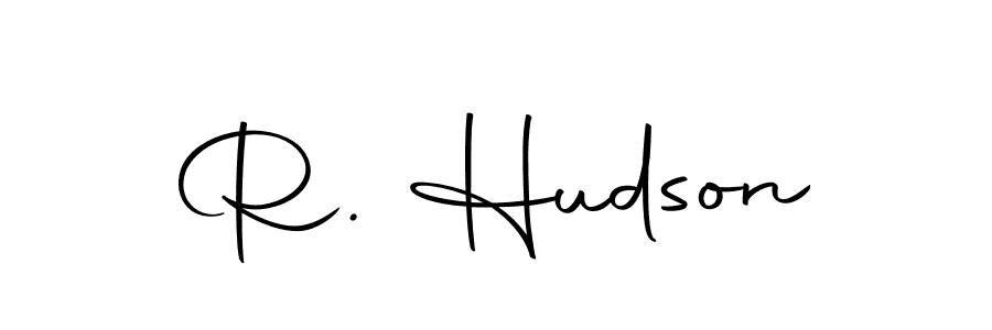 Make a beautiful signature design for name R. Hudson. With this signature (Autography-DOLnW) style, you can create a handwritten signature for free. R. Hudson signature style 10 images and pictures png