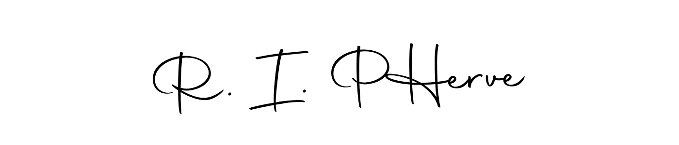 The best way (Autography-DOLnW) to make a short signature is to pick only two or three words in your name. The name R. I. P  Herve include a total of six letters. For converting this name. R. I. P  Herve signature style 10 images and pictures png