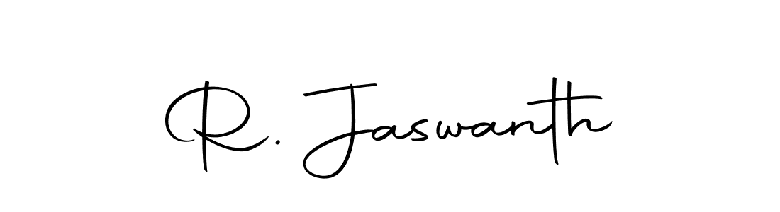 Design your own signature with our free online signature maker. With this signature software, you can create a handwritten (Autography-DOLnW) signature for name R. Jaswanth. R. Jaswanth signature style 10 images and pictures png