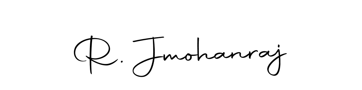 Autography-DOLnW is a professional signature style that is perfect for those who want to add a touch of class to their signature. It is also a great choice for those who want to make their signature more unique. Get R. Jmohanraj name to fancy signature for free. R. Jmohanraj signature style 10 images and pictures png