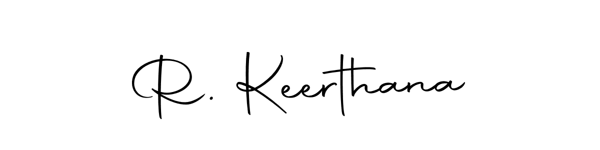 How to make R. Keerthana signature? Autography-DOLnW is a professional autograph style. Create handwritten signature for R. Keerthana name. R. Keerthana signature style 10 images and pictures png