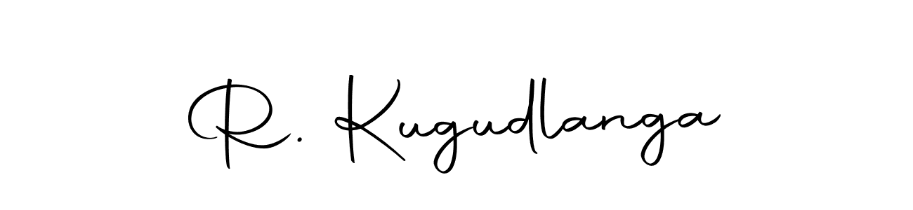 Use a signature maker to create a handwritten signature online. With this signature software, you can design (Autography-DOLnW) your own signature for name R. Kugudlanga. R. Kugudlanga signature style 10 images and pictures png