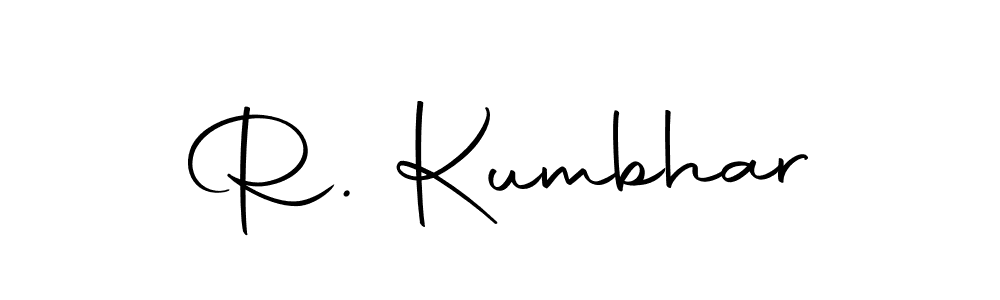 Here are the top 10 professional signature styles for the name R. Kumbhar. These are the best autograph styles you can use for your name. R. Kumbhar signature style 10 images and pictures png