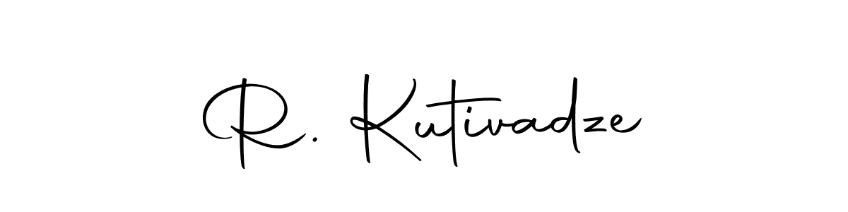 This is the best signature style for the R. Kutivadze name. Also you like these signature font (Autography-DOLnW). Mix name signature. R. Kutivadze signature style 10 images and pictures png