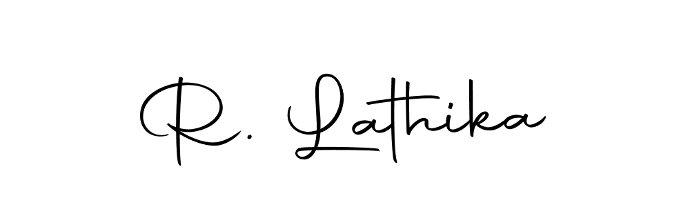 How to Draw R. Lathika signature style? Autography-DOLnW is a latest design signature styles for name R. Lathika. R. Lathika signature style 10 images and pictures png