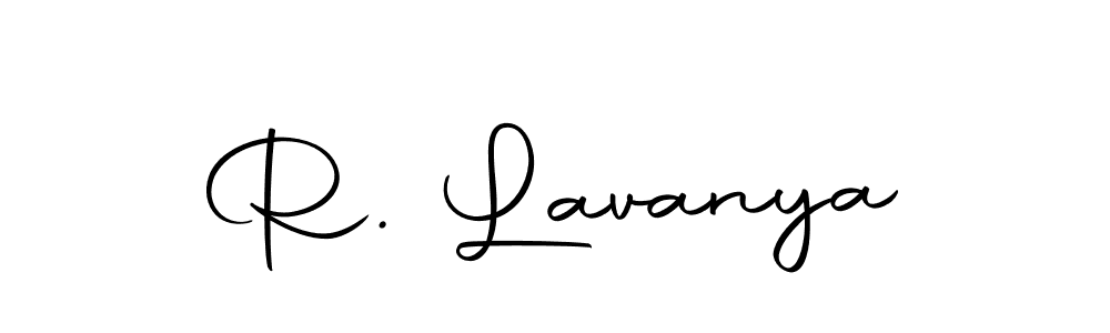 This is the best signature style for the R. Lavanya name. Also you like these signature font (Autography-DOLnW). Mix name signature. R. Lavanya signature style 10 images and pictures png