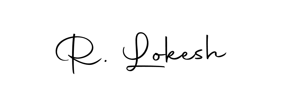 How to make R. Lokesh signature? Autography-DOLnW is a professional autograph style. Create handwritten signature for R. Lokesh name. R. Lokesh signature style 10 images and pictures png
