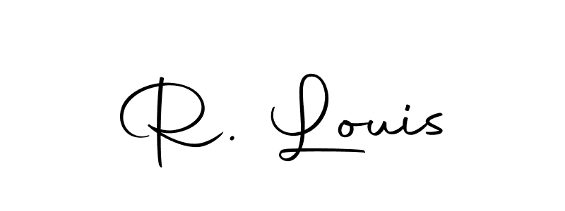 This is the best signature style for the R. Louis name. Also you like these signature font (Autography-DOLnW). Mix name signature. R. Louis signature style 10 images and pictures png