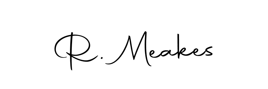 if you are searching for the best signature style for your name R. Meakes. so please give up your signature search. here we have designed multiple signature styles  using Autography-DOLnW. R. Meakes signature style 10 images and pictures png