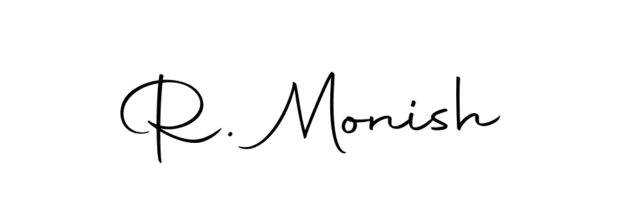 How to make R. Monish signature? Autography-DOLnW is a professional autograph style. Create handwritten signature for R. Monish name. R. Monish signature style 10 images and pictures png