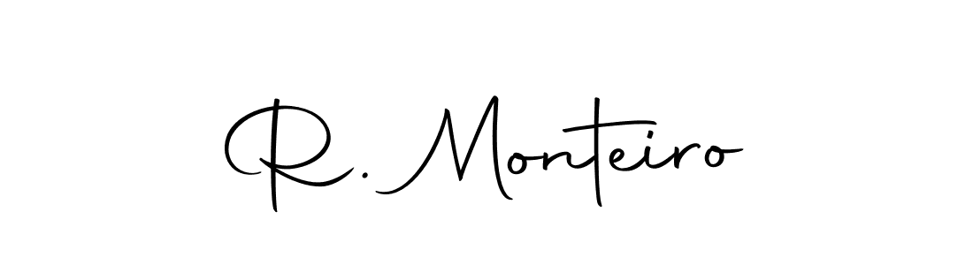 How to make R. Monteiro signature? Autography-DOLnW is a professional autograph style. Create handwritten signature for R. Monteiro name. R. Monteiro signature style 10 images and pictures png