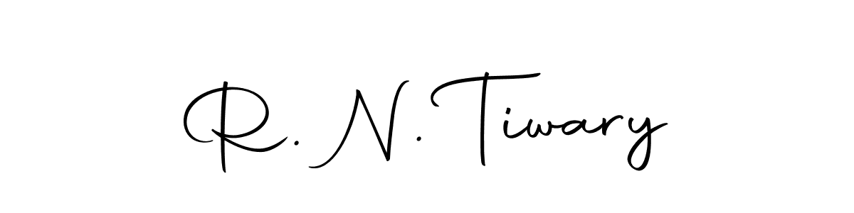 R. N. Tiwary stylish signature style. Best Handwritten Sign (Autography-DOLnW) for my name. Handwritten Signature Collection Ideas for my name R. N. Tiwary. R. N. Tiwary signature style 10 images and pictures png