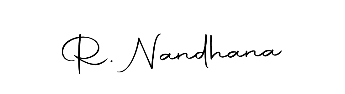 Best and Professional Signature Style for R. Nandhana. Autography-DOLnW Best Signature Style Collection. R. Nandhana signature style 10 images and pictures png