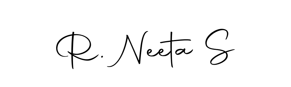 You can use this online signature creator to create a handwritten signature for the name R. Neeta S. This is the best online autograph maker. R. Neeta S signature style 10 images and pictures png