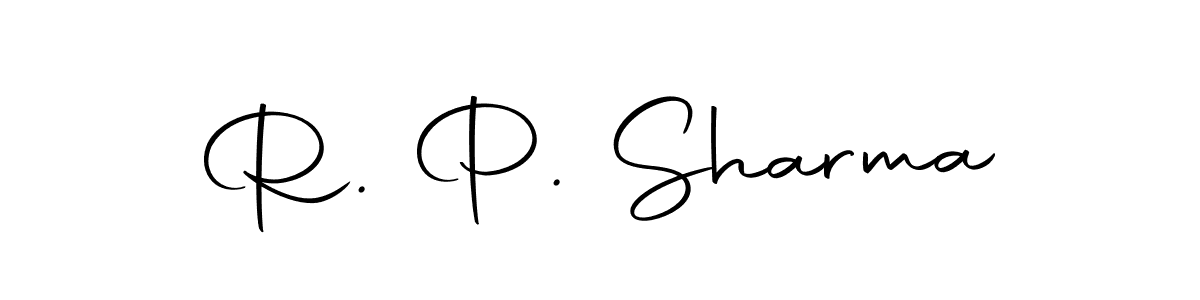 Create a beautiful signature design for name R. P. Sharma. With this signature (Autography-DOLnW) fonts, you can make a handwritten signature for free. R. P. Sharma signature style 10 images and pictures png