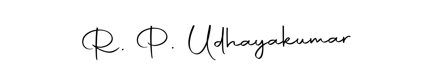 Create a beautiful signature design for name R. P. Udhayakumar. With this signature (Autography-DOLnW) fonts, you can make a handwritten signature for free. R. P. Udhayakumar signature style 10 images and pictures png
