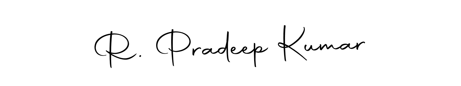 Design your own signature with our free online signature maker. With this signature software, you can create a handwritten (Autography-DOLnW) signature for name R. Pradeep Kumar. R. Pradeep Kumar signature style 10 images and pictures png