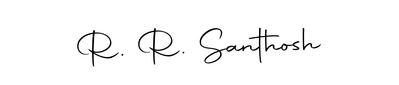 Here are the top 10 professional signature styles for the name R. R. Santhosh. These are the best autograph styles you can use for your name. R. R. Santhosh signature style 10 images and pictures png