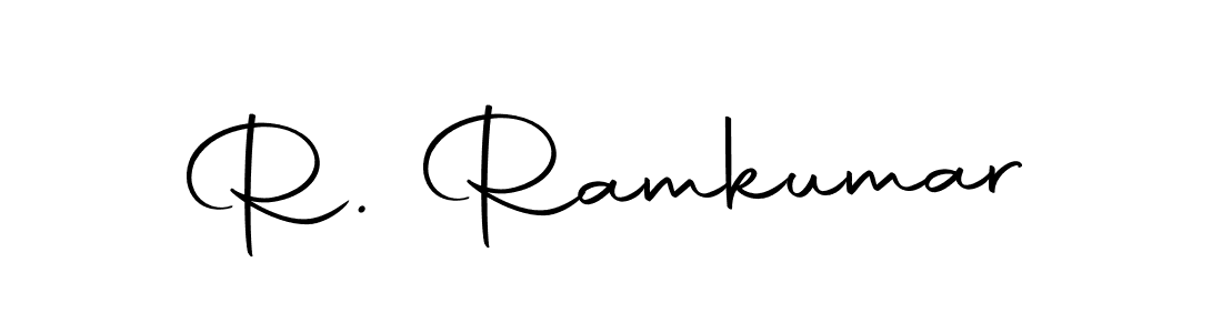 You should practise on your own different ways (Autography-DOLnW) to write your name (R. Ramkumar) in signature. don't let someone else do it for you. R. Ramkumar signature style 10 images and pictures png