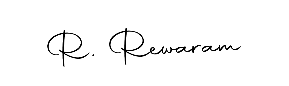 Make a short R. Rewaram signature style. Manage your documents anywhere anytime using Autography-DOLnW. Create and add eSignatures, submit forms, share and send files easily. R. Rewaram signature style 10 images and pictures png