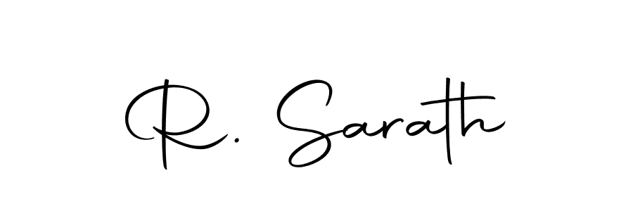 Create a beautiful signature design for name R. Sarath. With this signature (Autography-DOLnW) fonts, you can make a handwritten signature for free. R. Sarath signature style 10 images and pictures png