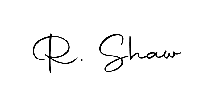 Make a beautiful signature design for name R. Shaw. With this signature (Autography-DOLnW) style, you can create a handwritten signature for free. R. Shaw signature style 10 images and pictures png