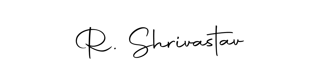 How to make R. Shrivastav signature? Autography-DOLnW is a professional autograph style. Create handwritten signature for R. Shrivastav name. R. Shrivastav signature style 10 images and pictures png