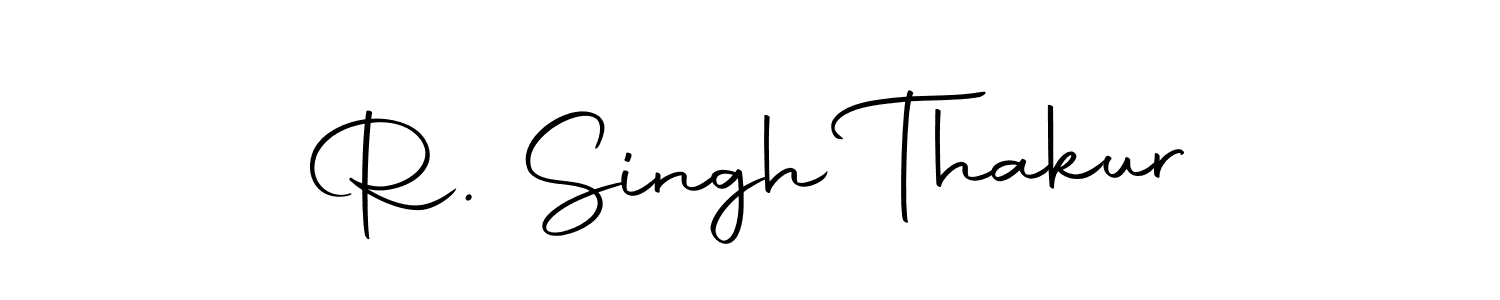 How to make R. Singh Thakur name signature. Use Autography-DOLnW style for creating short signs online. This is the latest handwritten sign. R. Singh Thakur signature style 10 images and pictures png