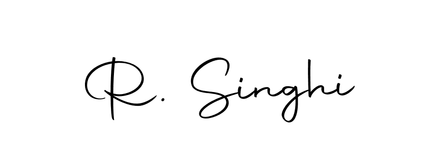 Make a beautiful signature design for name R. Singhi. Use this online signature maker to create a handwritten signature for free. R. Singhi signature style 10 images and pictures png