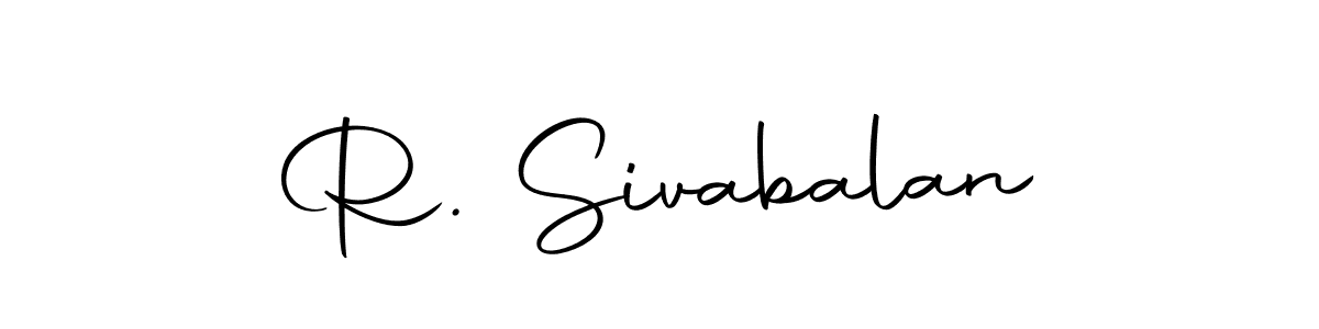 Make a beautiful signature design for name R. Sivabalan. With this signature (Autography-DOLnW) style, you can create a handwritten signature for free. R. Sivabalan signature style 10 images and pictures png