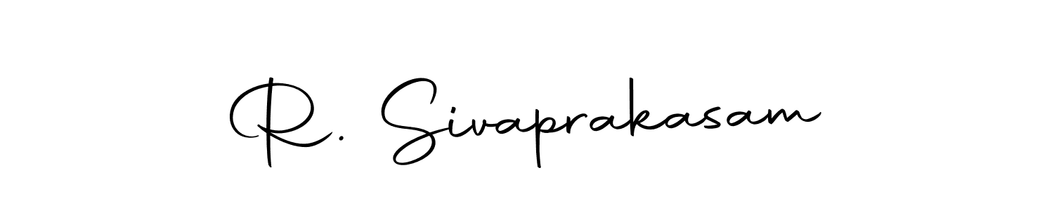 Create a beautiful signature design for name R. Sivaprakasam. With this signature (Autography-DOLnW) fonts, you can make a handwritten signature for free. R. Sivaprakasam signature style 10 images and pictures png