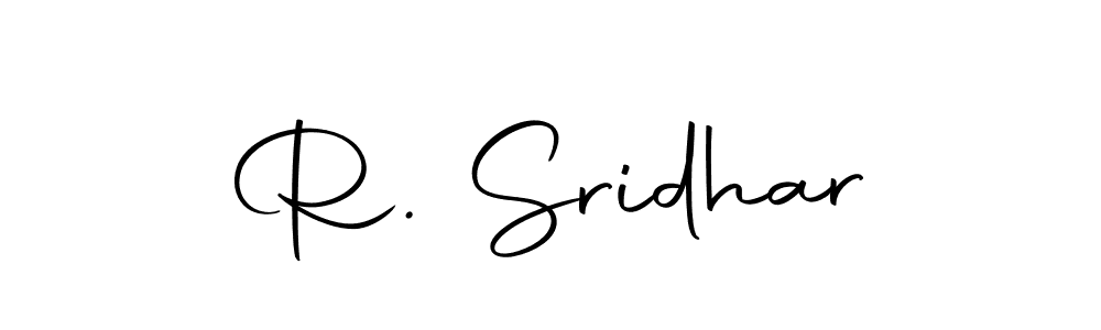 It looks lik you need a new signature style for name R. Sridhar. Design unique handwritten (Autography-DOLnW) signature with our free signature maker in just a few clicks. R. Sridhar signature style 10 images and pictures png