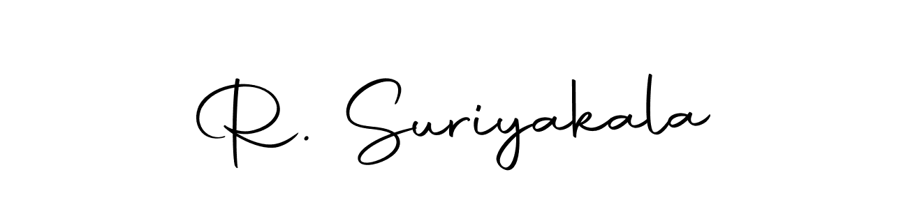 Create a beautiful signature design for name R. Suriyakala. With this signature (Autography-DOLnW) fonts, you can make a handwritten signature for free. R. Suriyakala signature style 10 images and pictures png