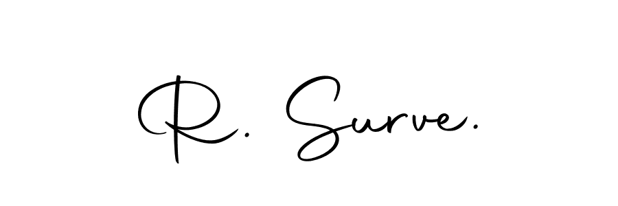 Make a beautiful signature design for name R. Surve.. Use this online signature maker to create a handwritten signature for free. R. Surve. signature style 10 images and pictures png