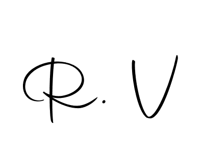 How to make R. V name signature. Use Autography-DOLnW style for creating short signs online. This is the latest handwritten sign. R. V signature style 10 images and pictures png