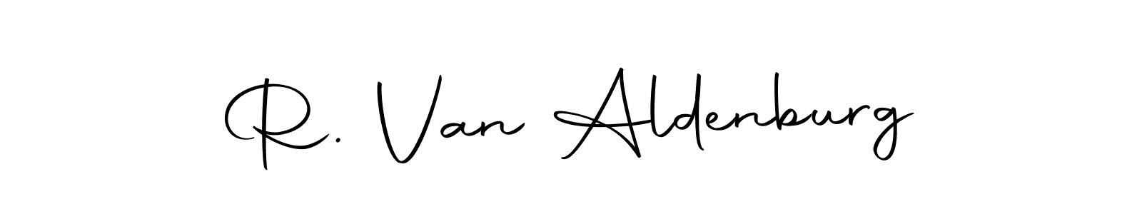 Design your own signature with our free online signature maker. With this signature software, you can create a handwritten (Autography-DOLnW) signature for name R. Van Aldenburg. R. Van Aldenburg signature style 10 images and pictures png