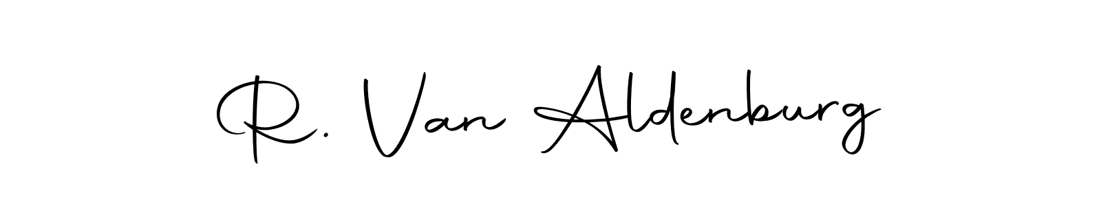 Similarly Autography-DOLnW is the best handwritten signature design. Signature creator online .You can use it as an online autograph creator for name R. Van Aldenburg. R. Van Aldenburg signature style 10 images and pictures png