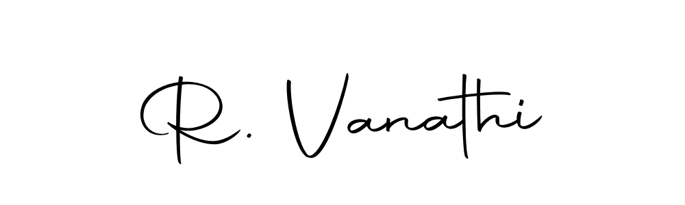 Make a beautiful signature design for name R. Vanathi. Use this online signature maker to create a handwritten signature for free. R. Vanathi signature style 10 images and pictures png