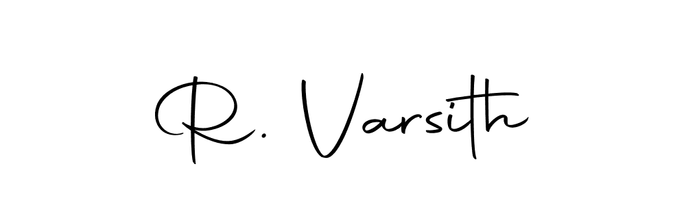 You can use this online signature creator to create a handwritten signature for the name R. Varsith. This is the best online autograph maker. R. Varsith signature style 10 images and pictures png