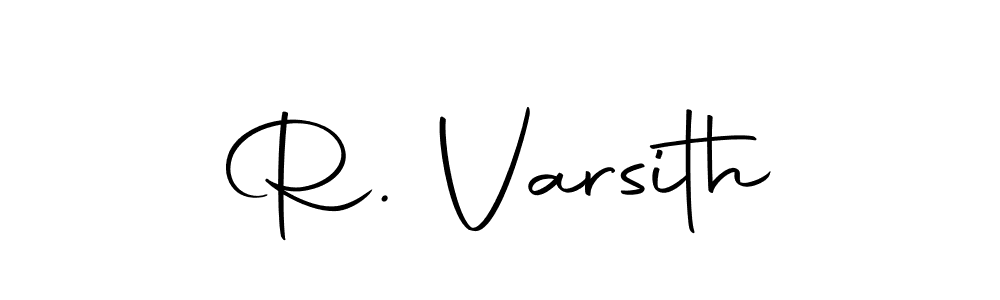 The best way (Autography-DOLnW) to make a short signature is to pick only two or three words in your name. The name R. Varsith include a total of six letters. For converting this name. R. Varsith signature style 10 images and pictures png