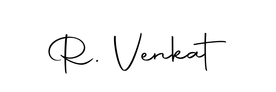 The best way (Autography-DOLnW) to make a short signature is to pick only two or three words in your name. The name R. Venkat include a total of six letters. For converting this name. R. Venkat signature style 10 images and pictures png