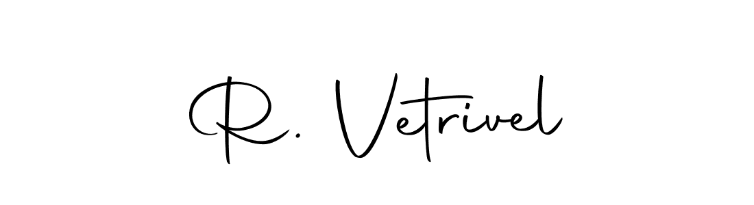 How to Draw R. Vetrivel signature style? Autography-DOLnW is a latest design signature styles for name R. Vetrivel. R. Vetrivel signature style 10 images and pictures png