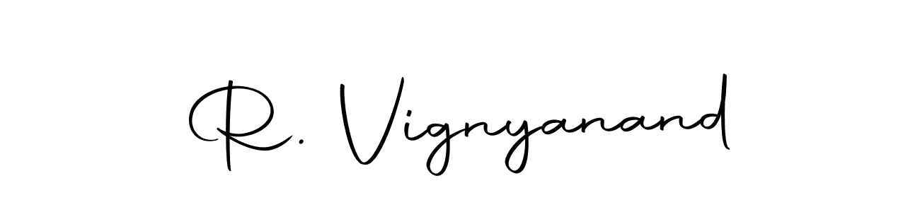 Make a short R. Vignyanand signature style. Manage your documents anywhere anytime using Autography-DOLnW. Create and add eSignatures, submit forms, share and send files easily. R. Vignyanand signature style 10 images and pictures png