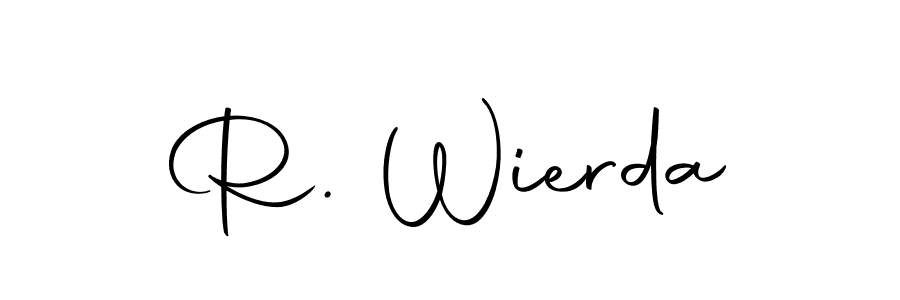 Make a short R. Wierda signature style. Manage your documents anywhere anytime using Autography-DOLnW. Create and add eSignatures, submit forms, share and send files easily. R. Wierda signature style 10 images and pictures png