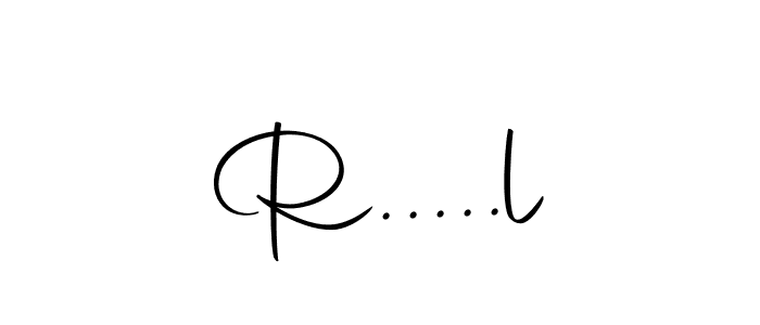 Make a beautiful signature design for name R.....l. With this signature (Autography-DOLnW) style, you can create a handwritten signature for free. R.....l signature style 10 images and pictures png