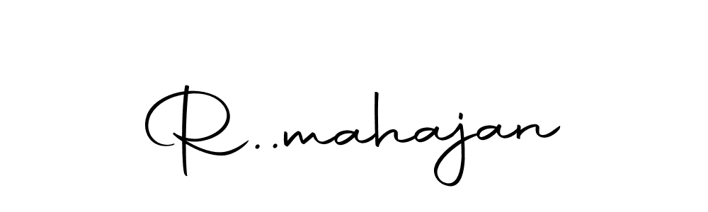 How to make R..mahajan name signature. Use Autography-DOLnW style for creating short signs online. This is the latest handwritten sign. R..mahajan signature style 10 images and pictures png